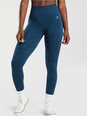 Gymshark Adapt Animal Seamless Leggings - Wild | Navy